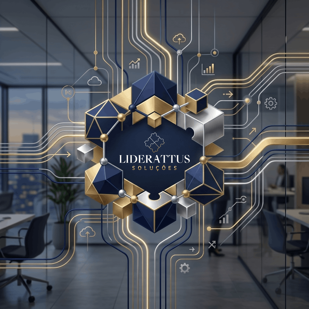 Profissional planejando estruturas digitais corporativas estratégicas
